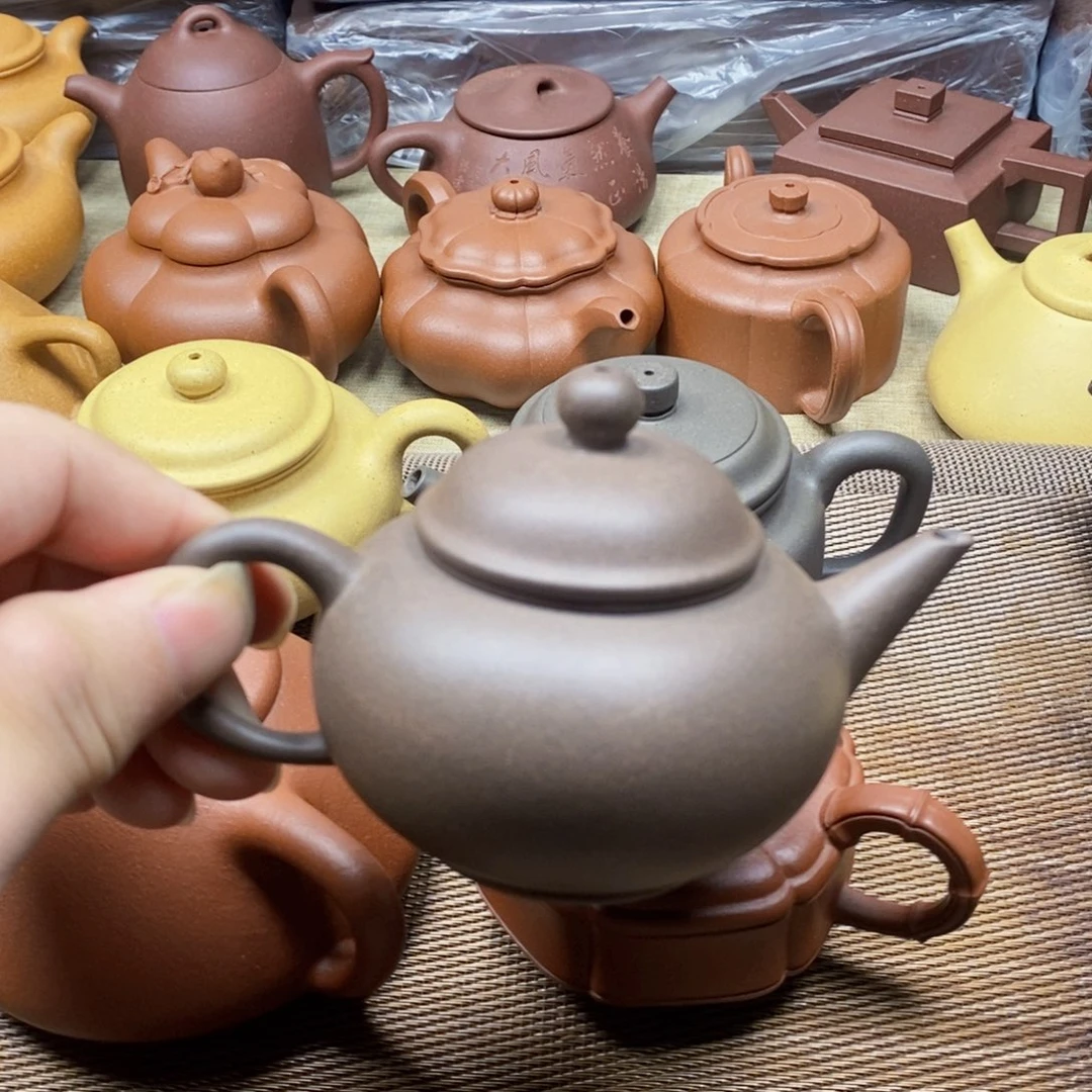 茶壶紫砂青灰紫泥