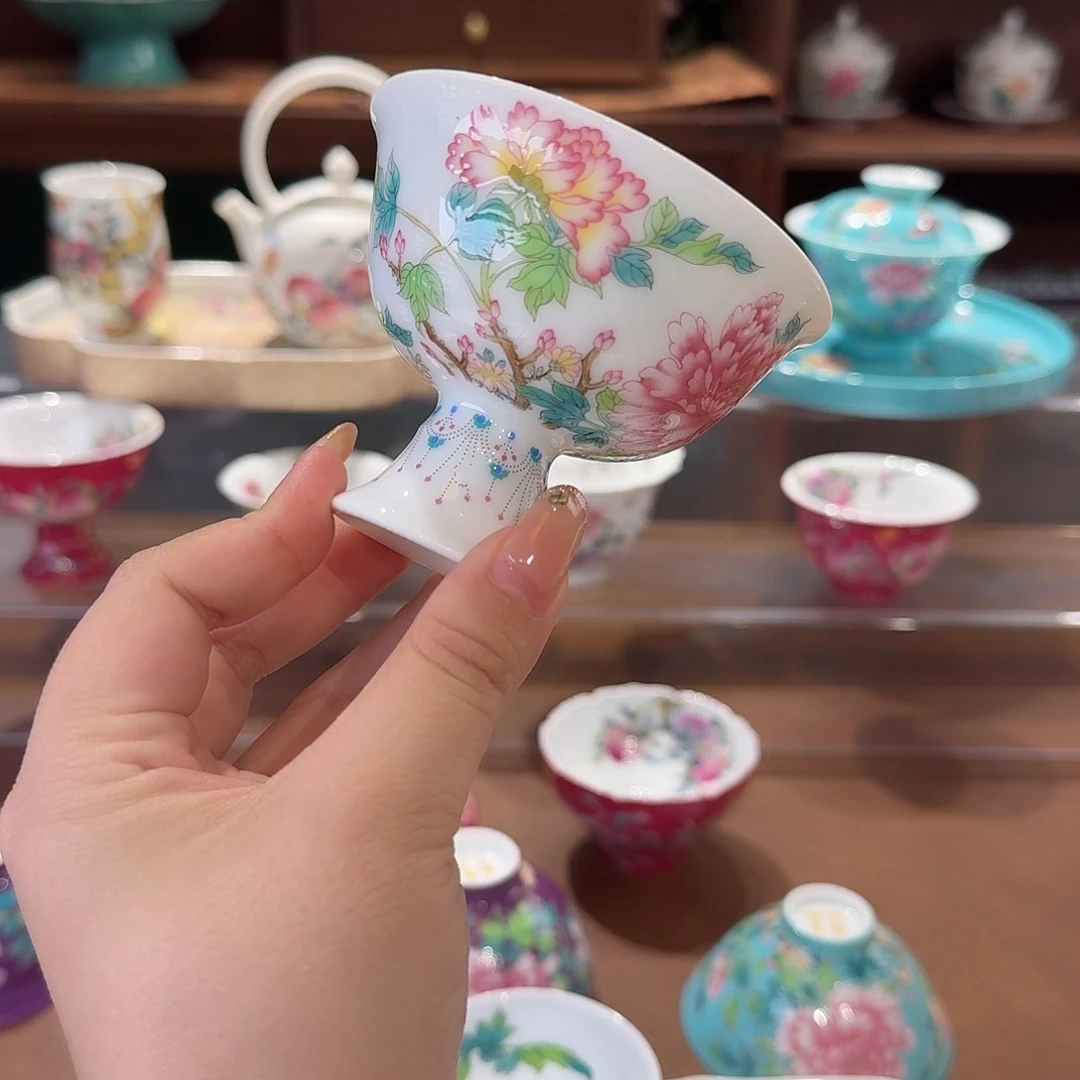 珐琅彩主人杯茶具系列