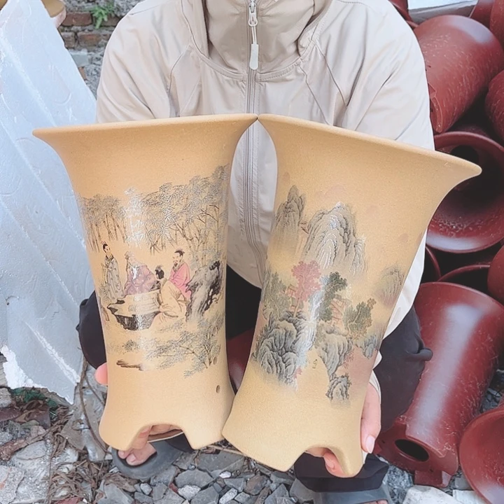 宜兴紫砂精品花盆