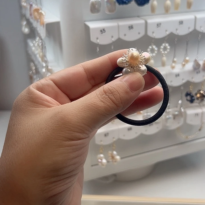未镶嵌发饰淡水珍珠