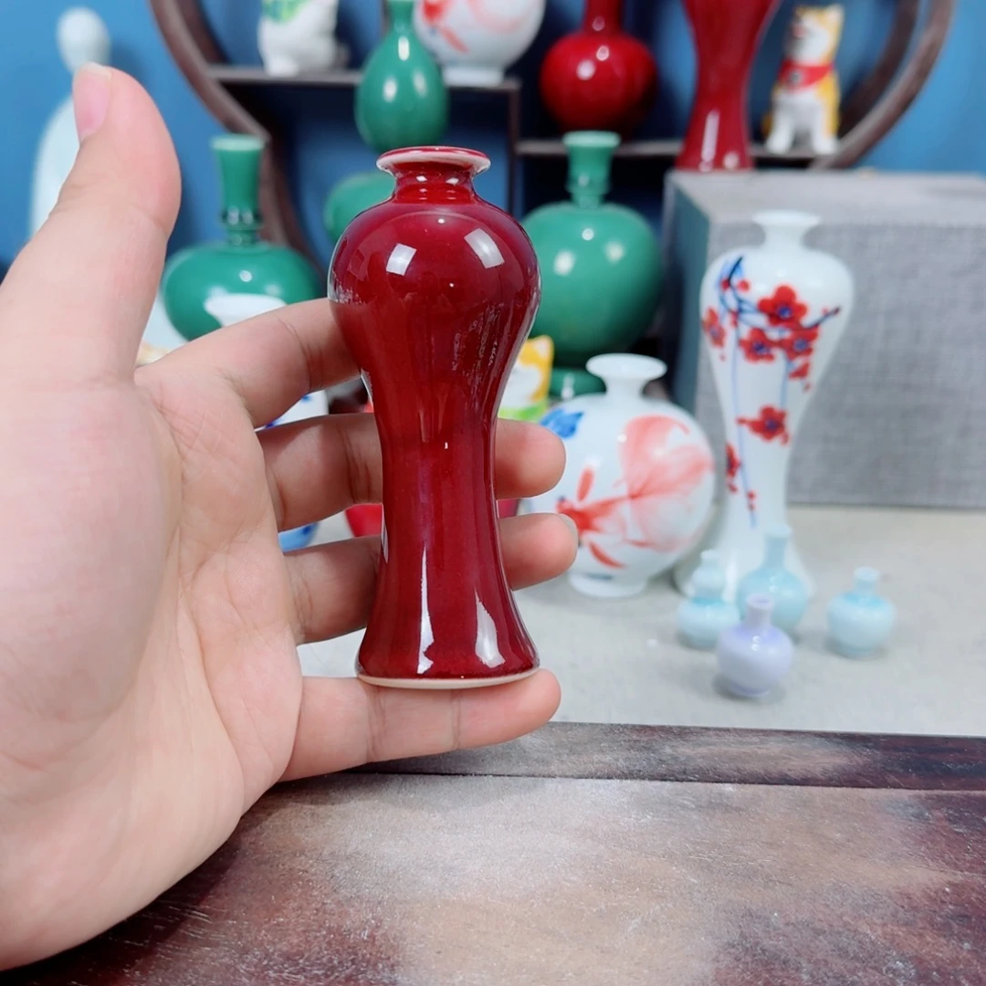 陶瓷手工小花器摆件
