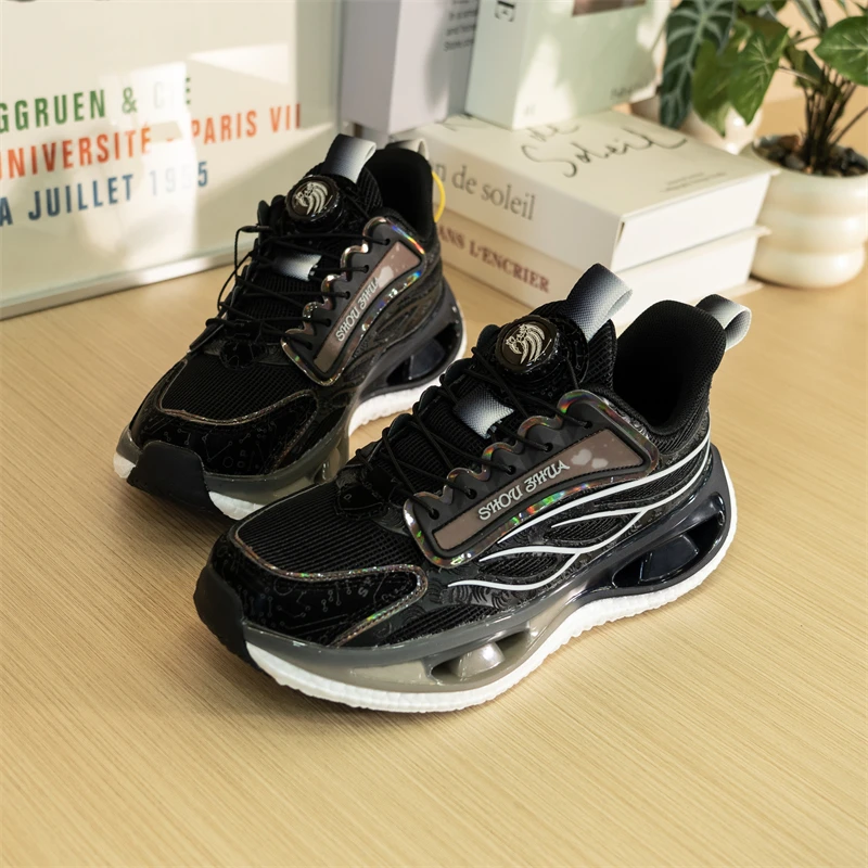 【退货补运费】情侣款免系带透气网面休闲运动鞋时尚跑步鞋86018