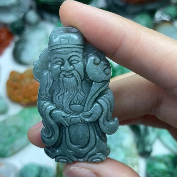 颈饰未镶嵌翡翠吊坠