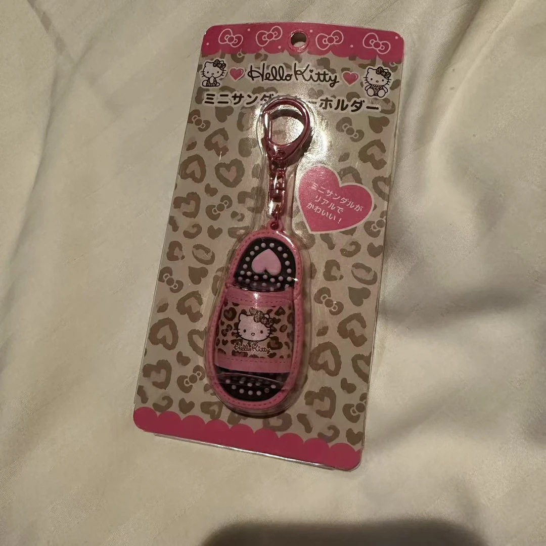 【京都限定】HelloKitty 豹纹拖鞋钥匙扣
