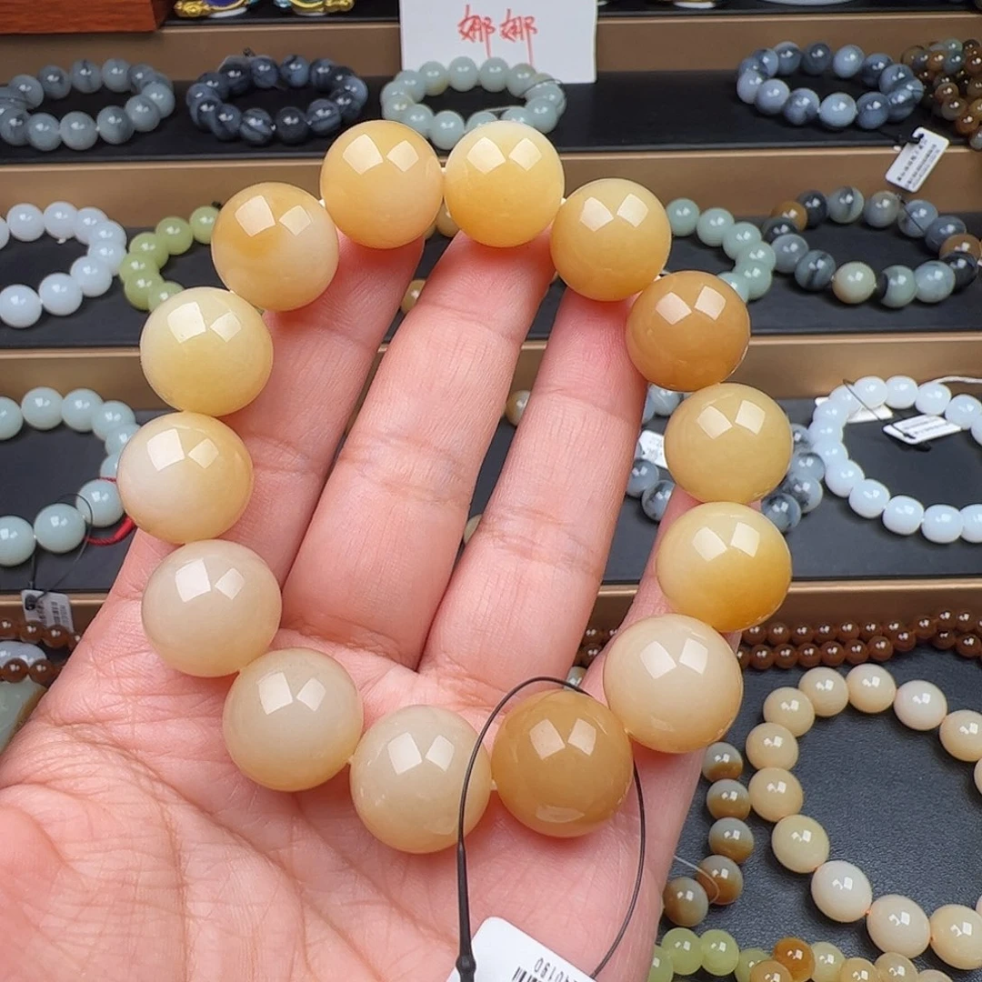 和田玉未镶嵌手链卡16