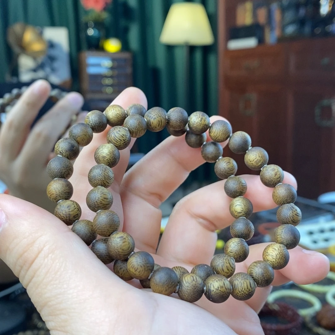 手串沉香8mm圆珠手串