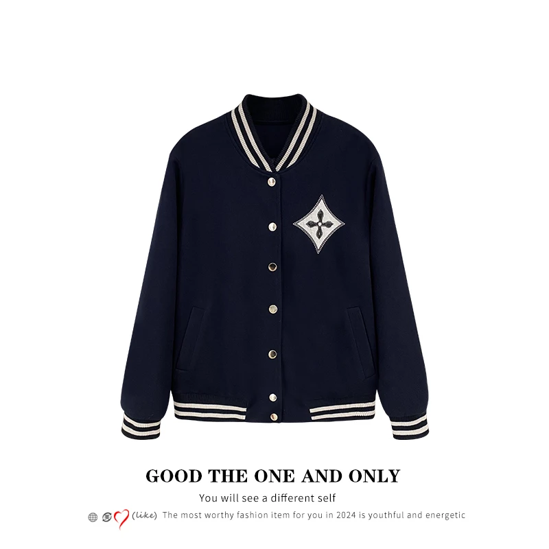 时尚高级重工剌绣棉服外套301501【T】