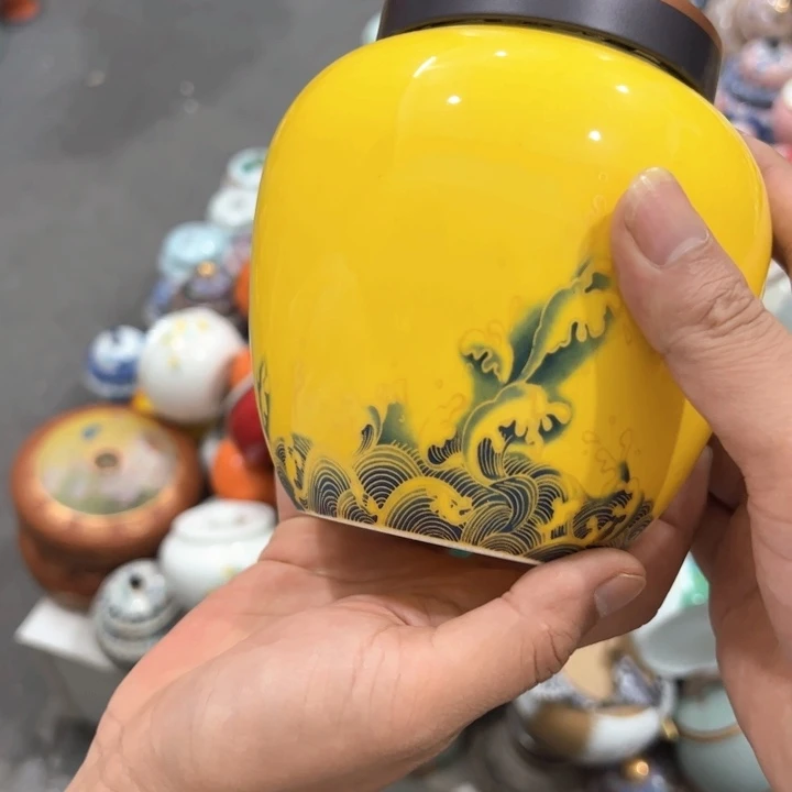 瑕疵福利品陶瓷茶叶罐
