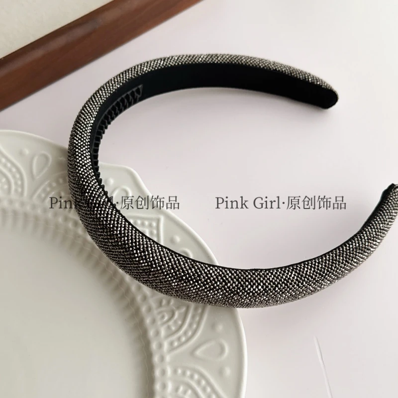 Pink Girl  F156复古法式精致发箍气质宽边头箍时尚百搭发饰