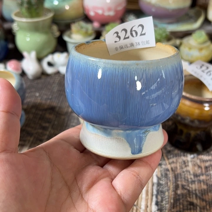 口6 手工花盆满30包邮