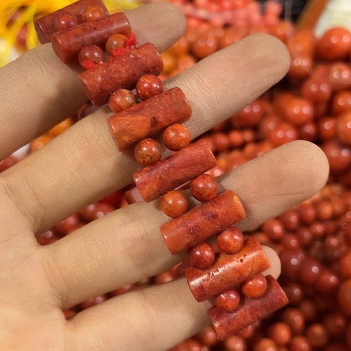 玛瑙/玉髓合金珠宝半成品一条原枝手牌