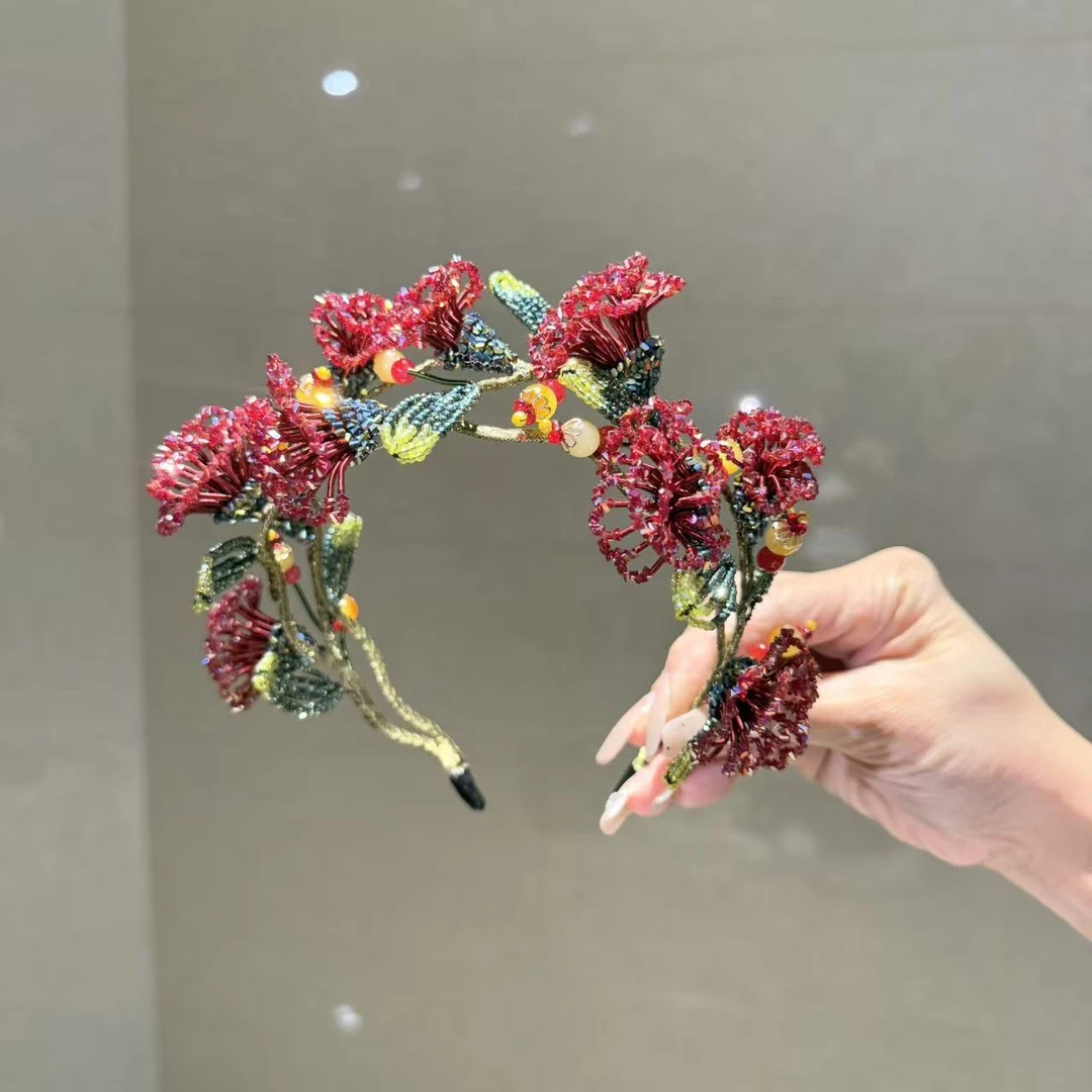 【莫奈海之星】康乃馨系列高定发箍高奢设计气质优雅经典款