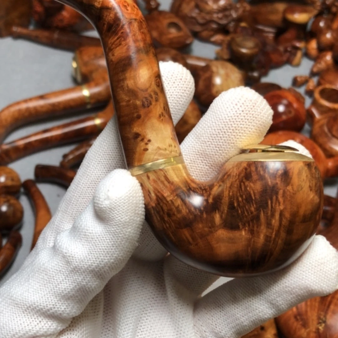 【闪购商品】木麻梨疙瘩火琉璃手把件