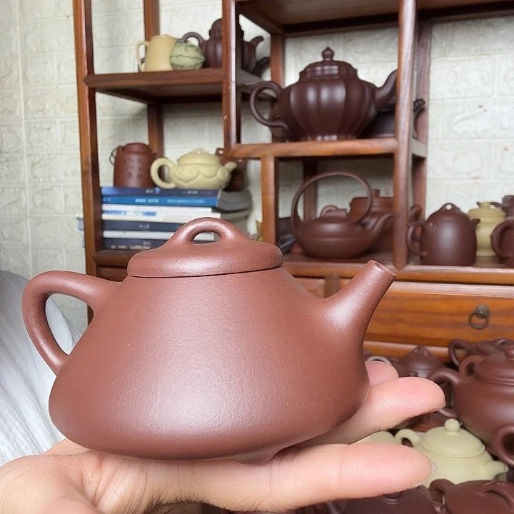 茶壶紫砂子治240cc半手工