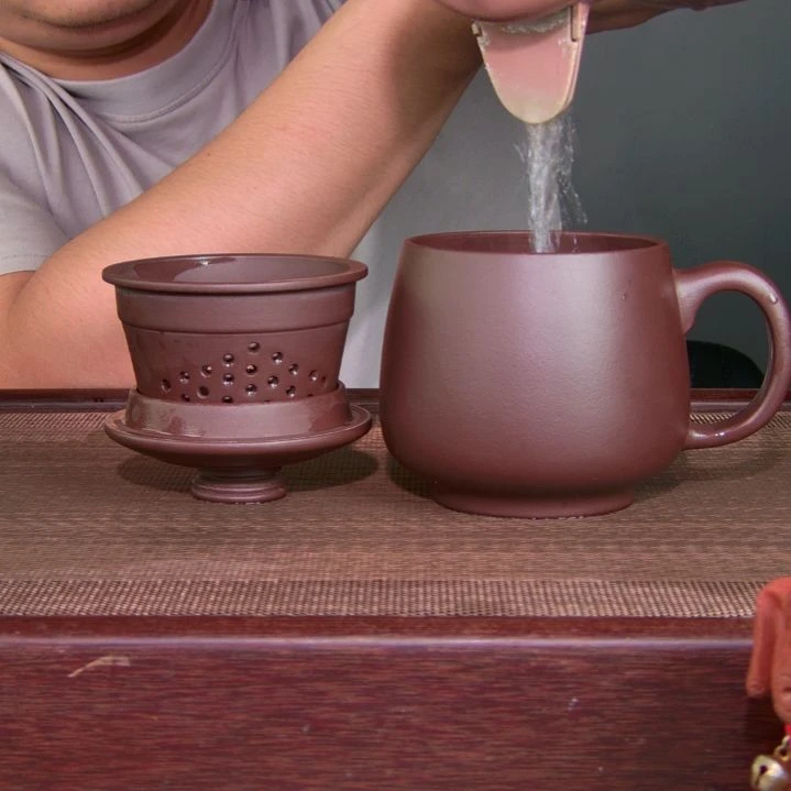 茶杯紫砂高货放漏