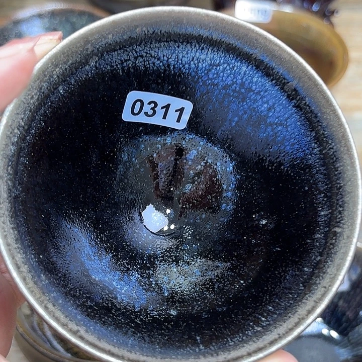 茶盏沐雨茶器柴烧主人杯