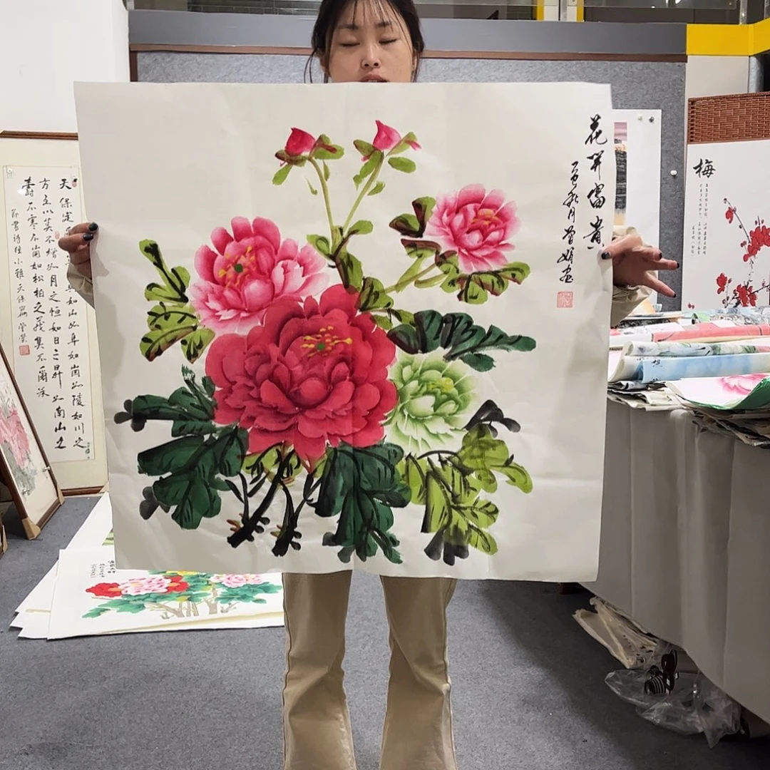 国画HT国画单幅任发69x69