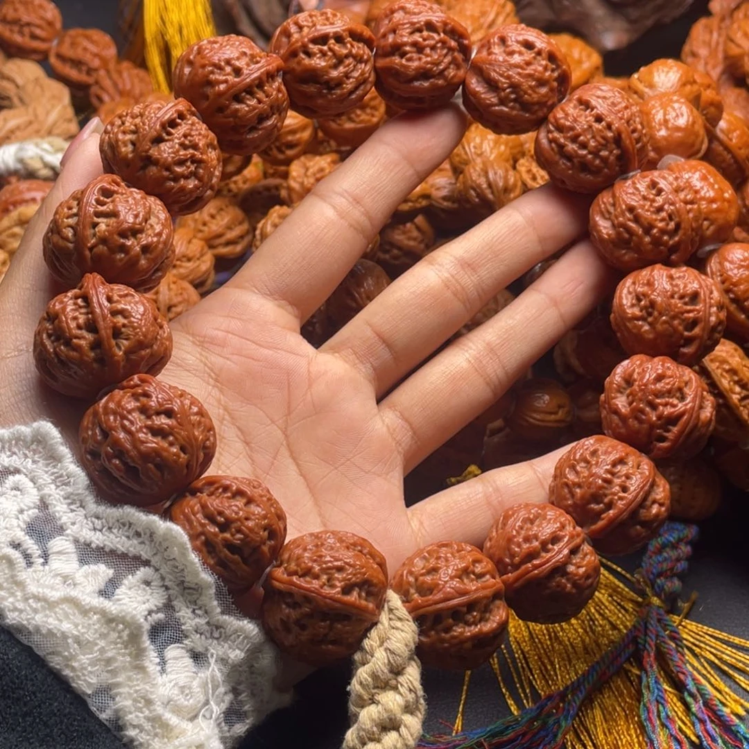 文玩核桃手串姥**腿荔枝纹