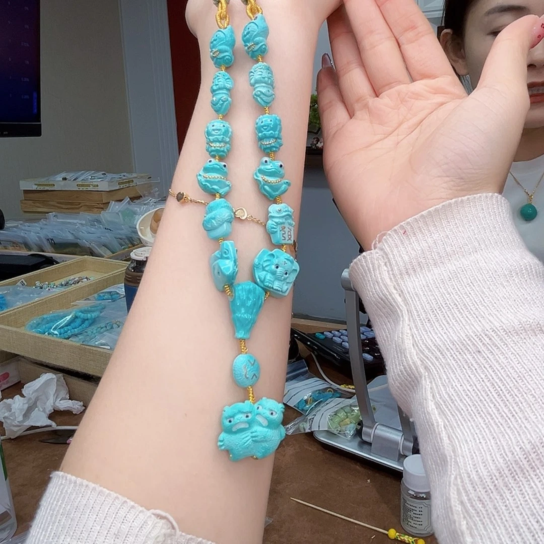 绿松石珠宝奇石未镶嵌