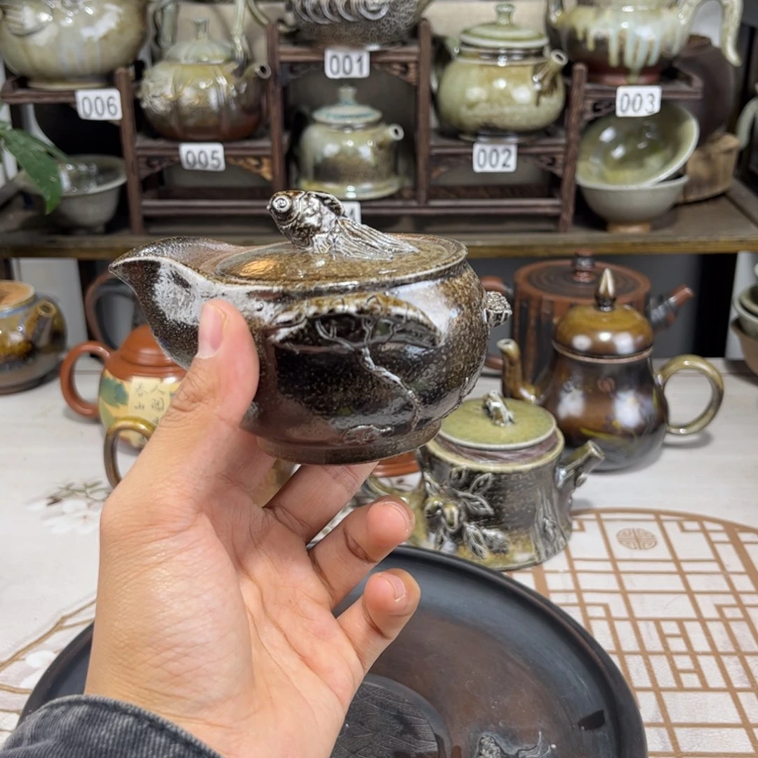 180cc白泥柴烧手抓