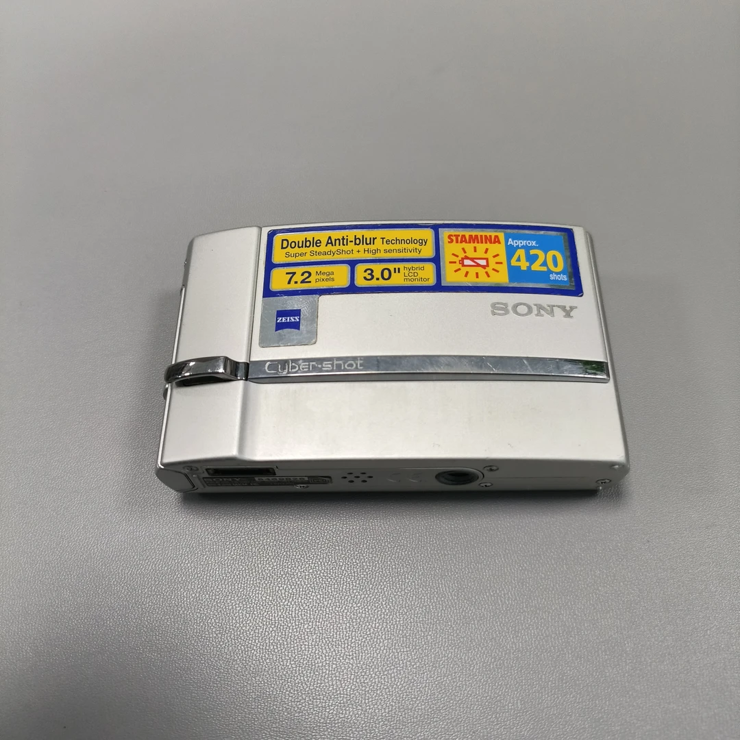 9新 Sony/索尼 T30 经典滑盖数码相机 便携 人像氛围感