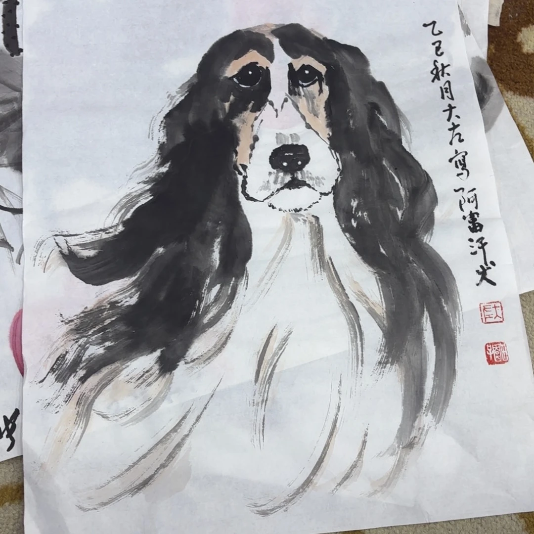 国画左庭强小品艺