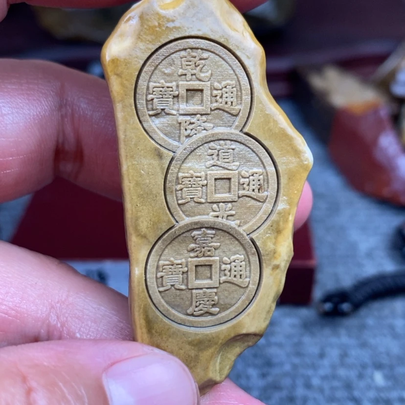 【闪购商品】原石雕刻手把件