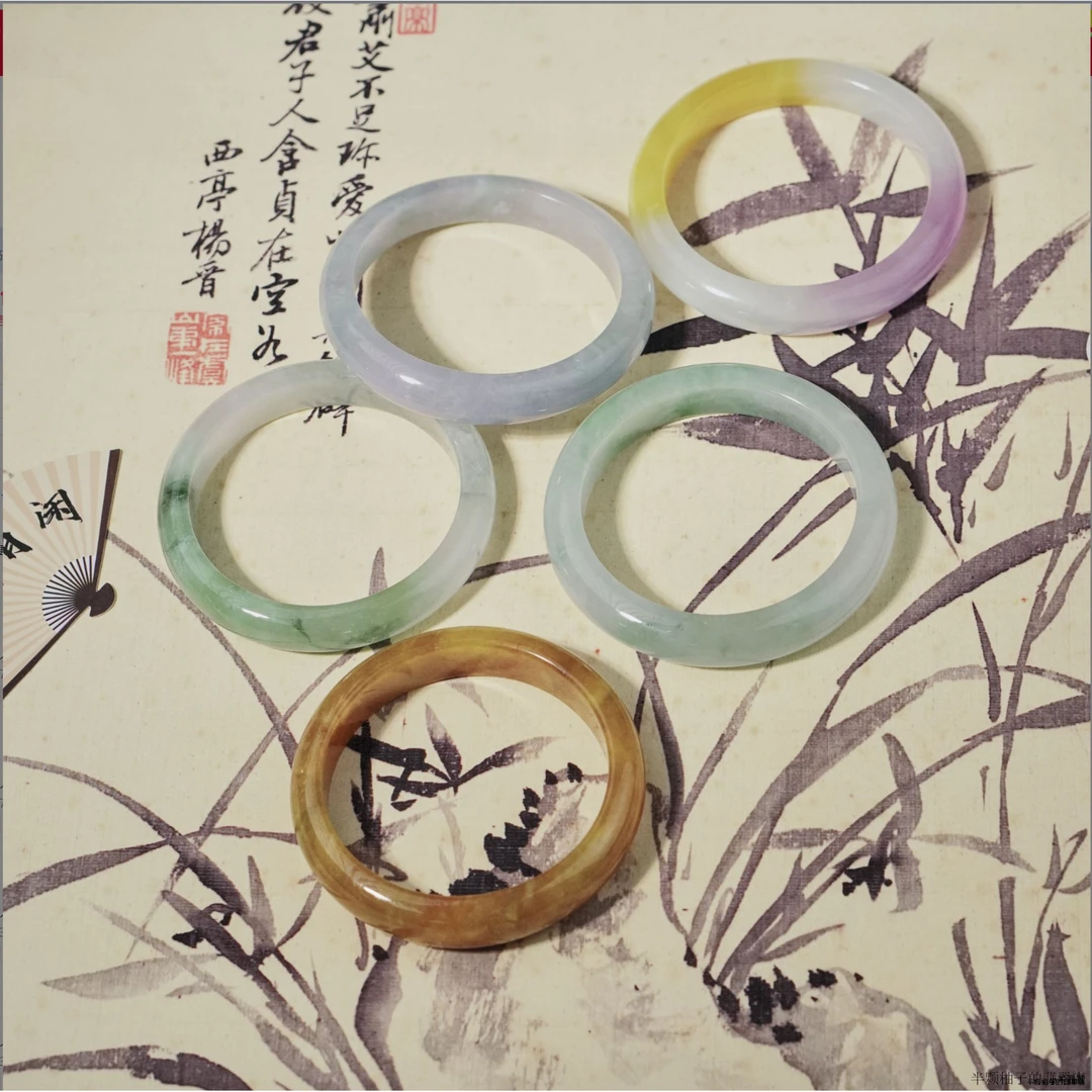 V0377-美人镯缅甸翡翠手镯