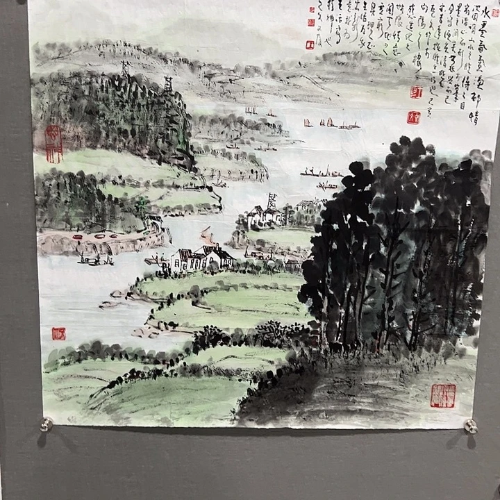 听***海国画王克文老师书画作品