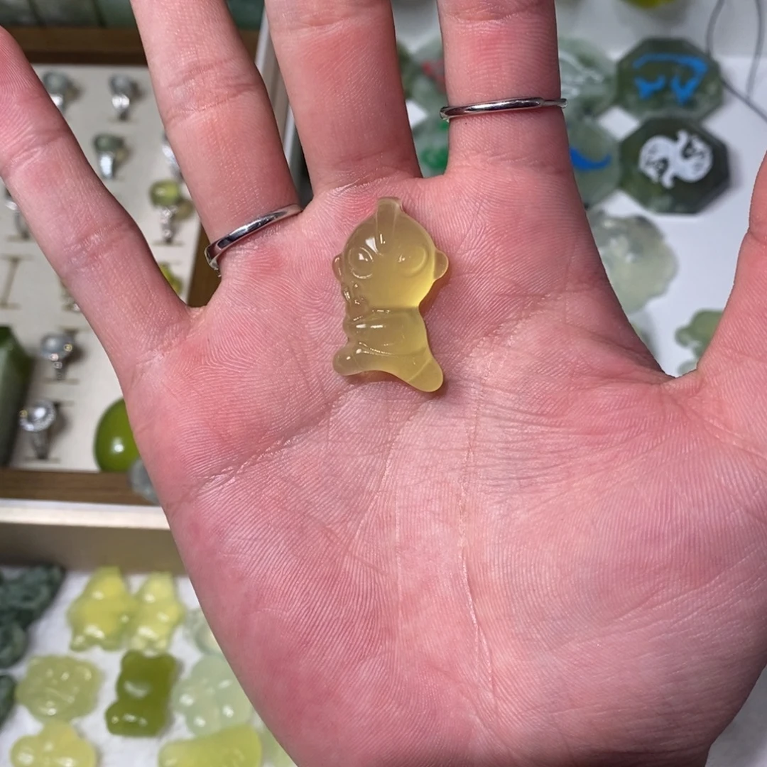 未镶嵌岫玉吊坠(不含链)