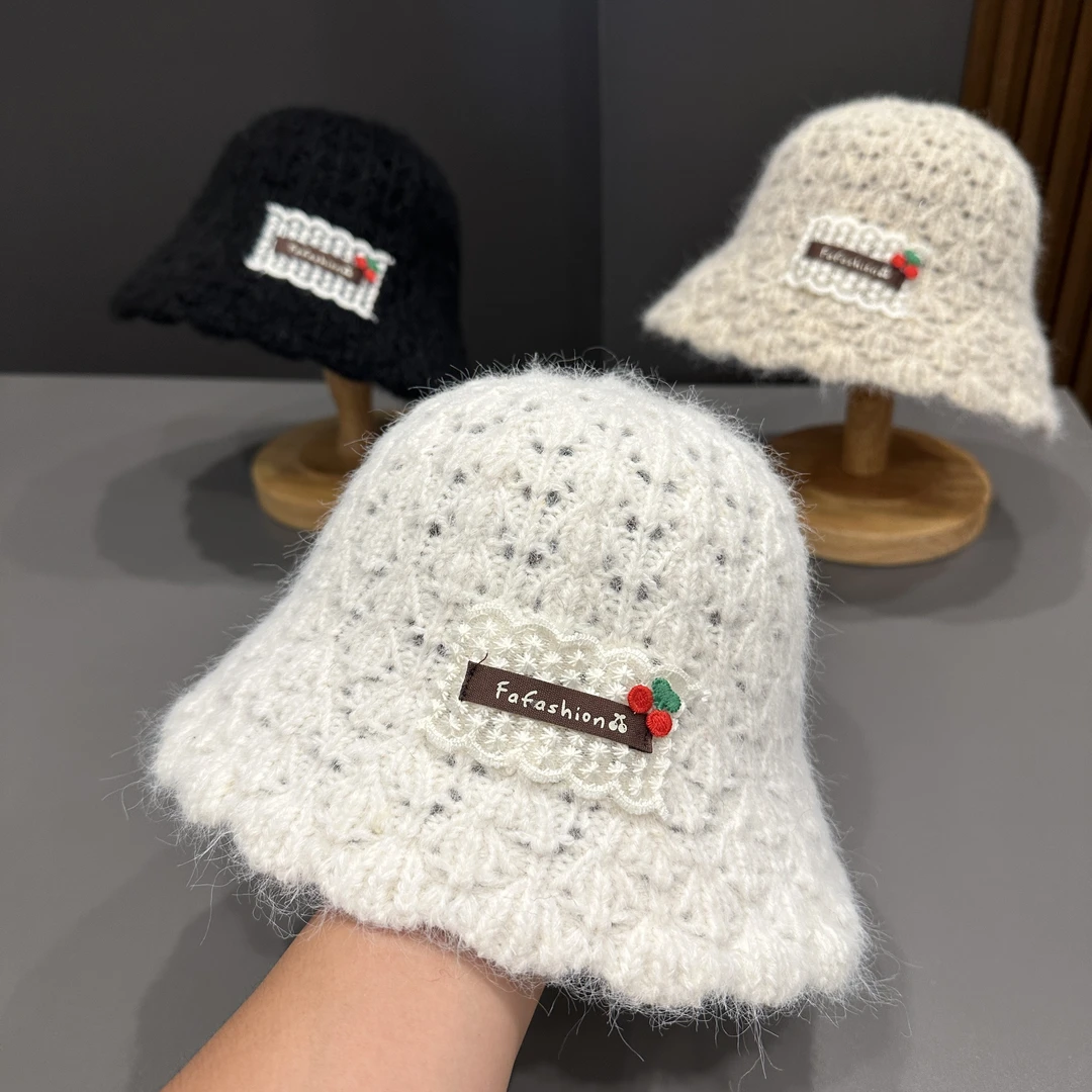 儿童帽子大檐春秋冬季网红婴儿渔夫帽百搭女宝宝保暖防风水桶帽