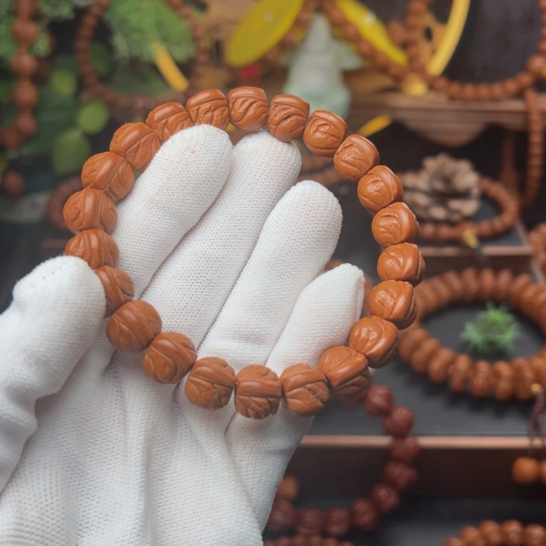 吊坠桃核1.2玉龙脊手串