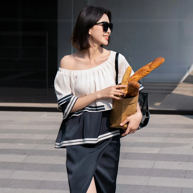 XK221013B699-XG雪歌2025夏新款衬衫