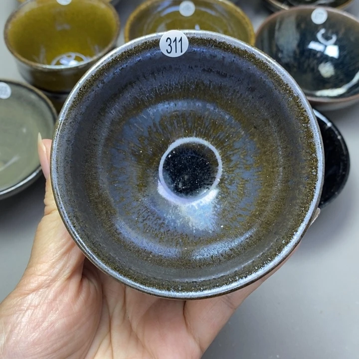 茶盏建窑建盏柴烧主人杯