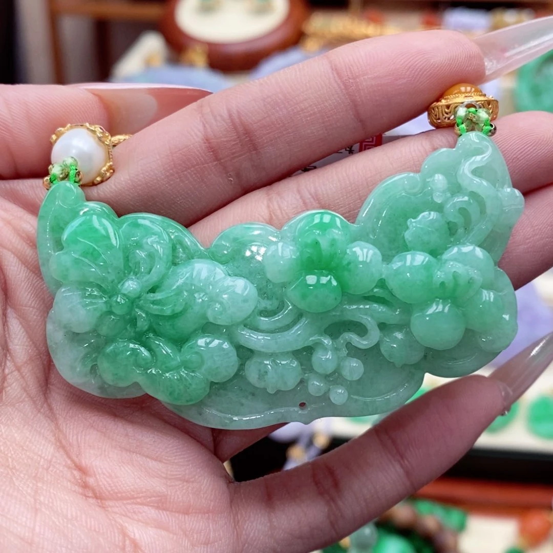 颈饰未镶嵌翡翠翡翠吊坠