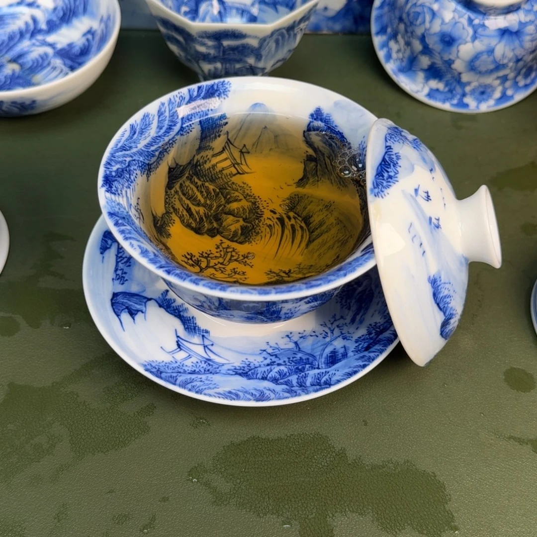 景德镇纯手绘茶具圆圆232