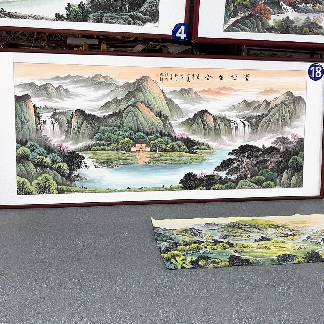 努***哥国画手绘保证假一罚万