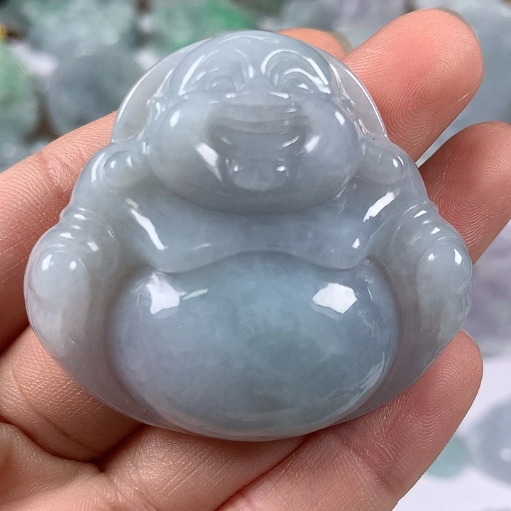 颈饰未镶嵌翡翠大佛福利卡厚11+