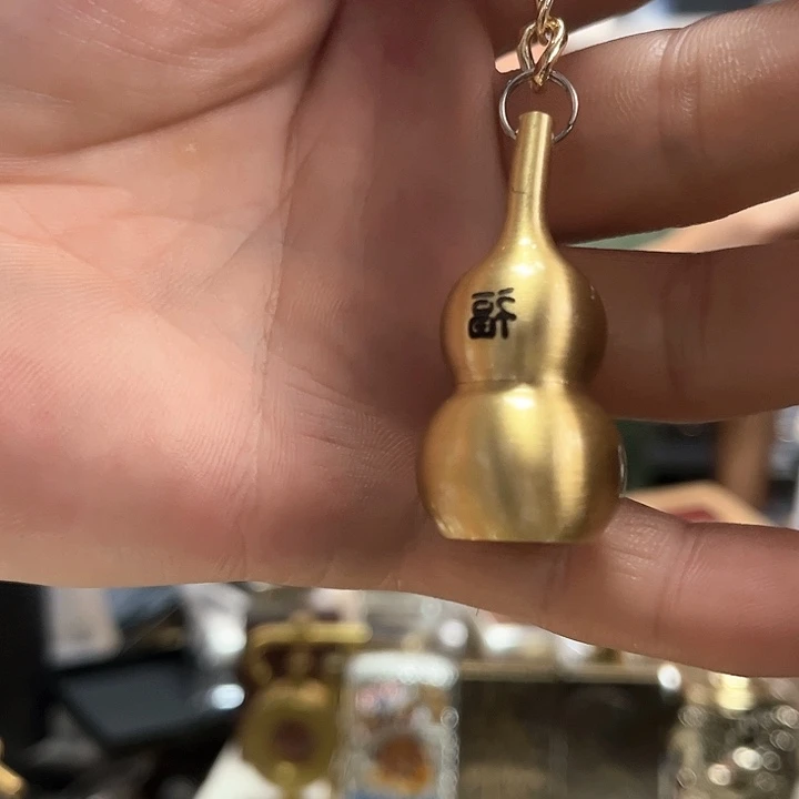 首领黄铜葫芦煤油打火机