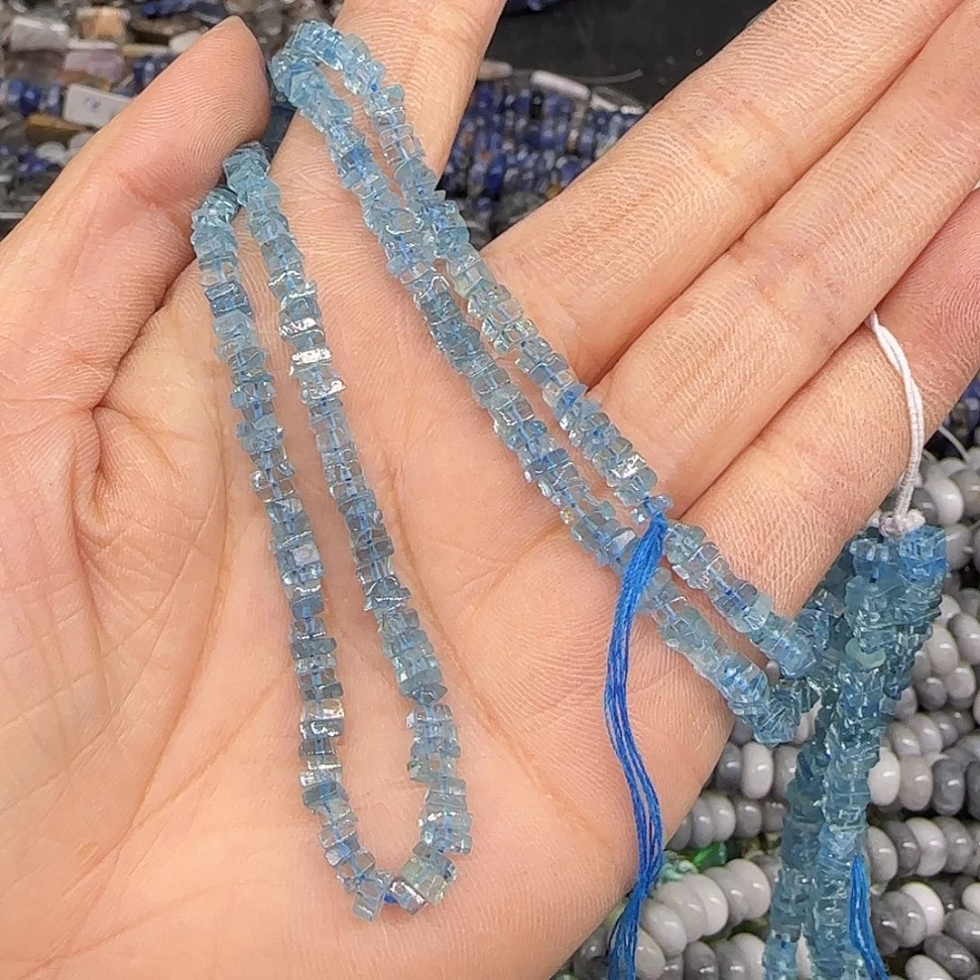 珍***姐玛瑙/玉髓合金珠宝半成品海蓝宝拍三99发一条