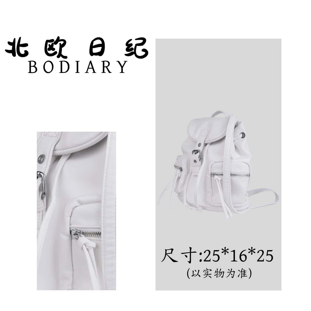 北欧日纪9170-简约经典百搭时尚经典新款双肩背包