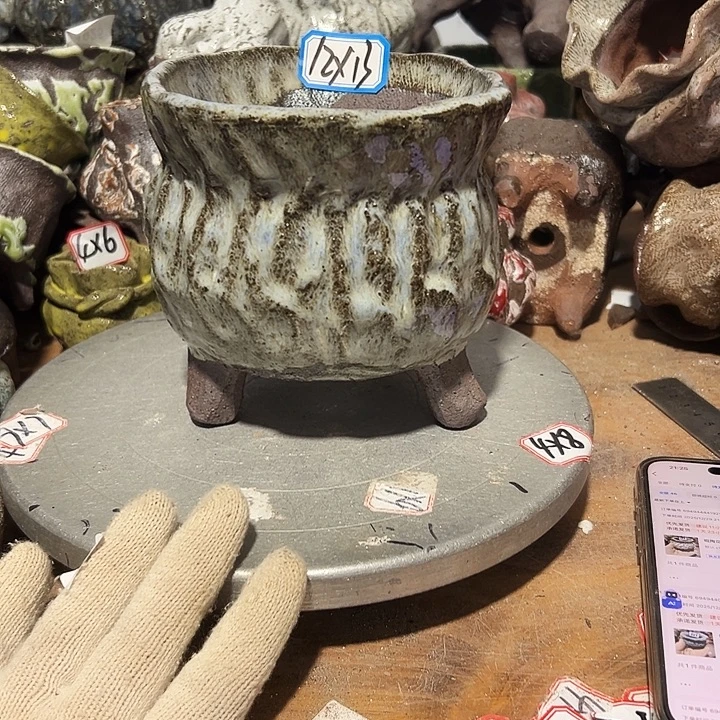 粗陶花盆制作就这样了，