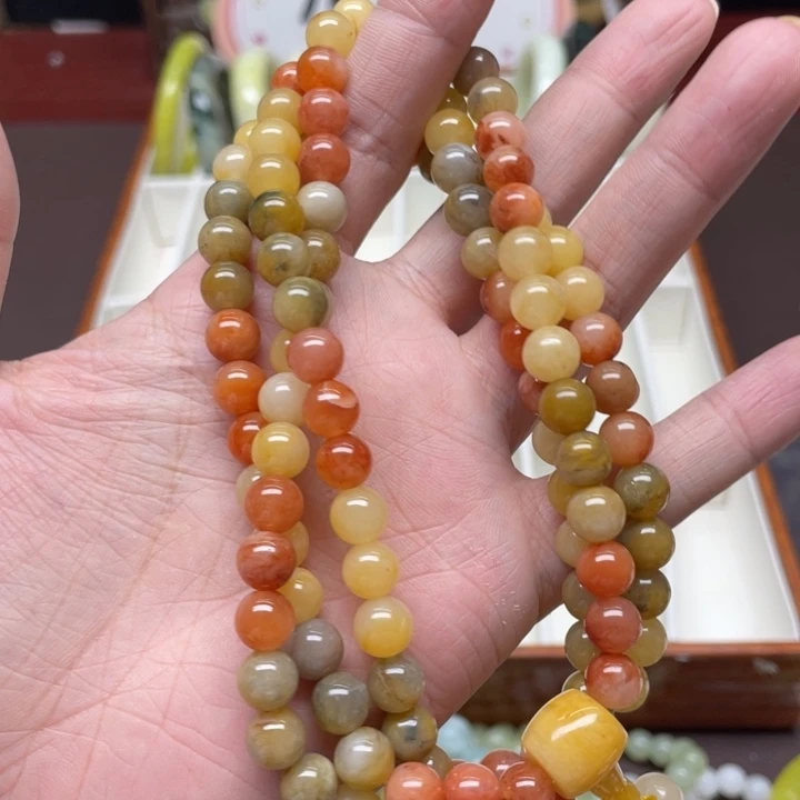 东陵石未镶嵌手链蒙***莉