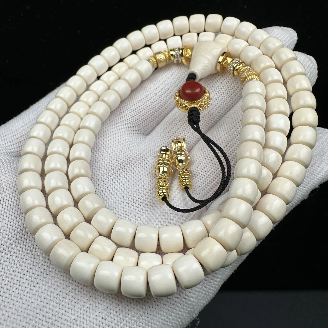 Q1323天然猛犸牙 脖挂7*6mm支持鉴定假一罚四