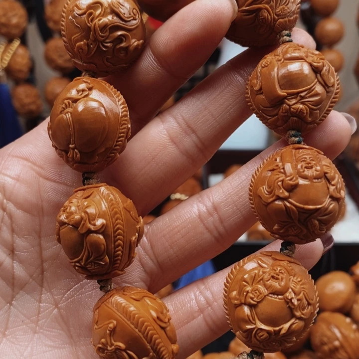 橄榄核手串/手链八宝财神2.3