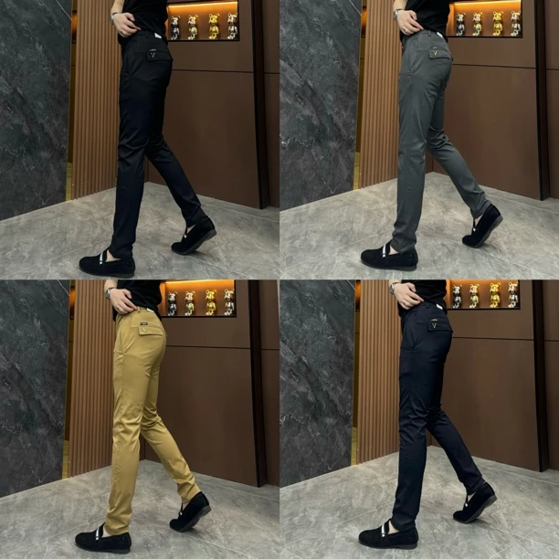 25238-男士秋冬季新款修身显瘦显腿长商务休闲时尚舒适百搭休闲裤