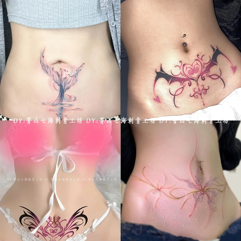 生活情调~成人夫妻性感魅魔诱惑彩色纹身贴防水女持久耐汗一次性