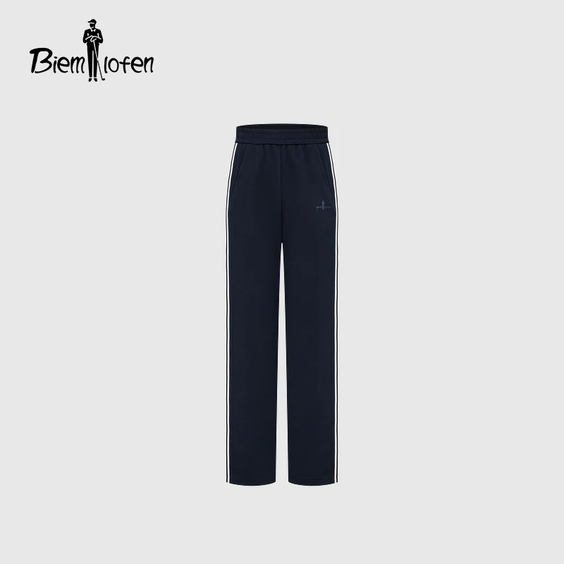 【商场同款新品】比音勒芬25秋冬新女裤撞色织带柔软休闲裤户外8A09