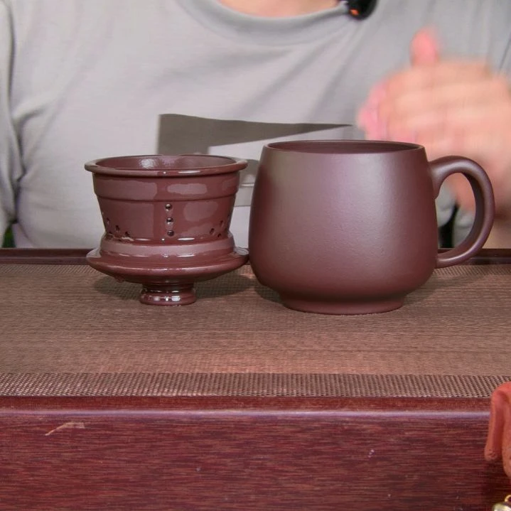 茶杯紫砂高货放漏