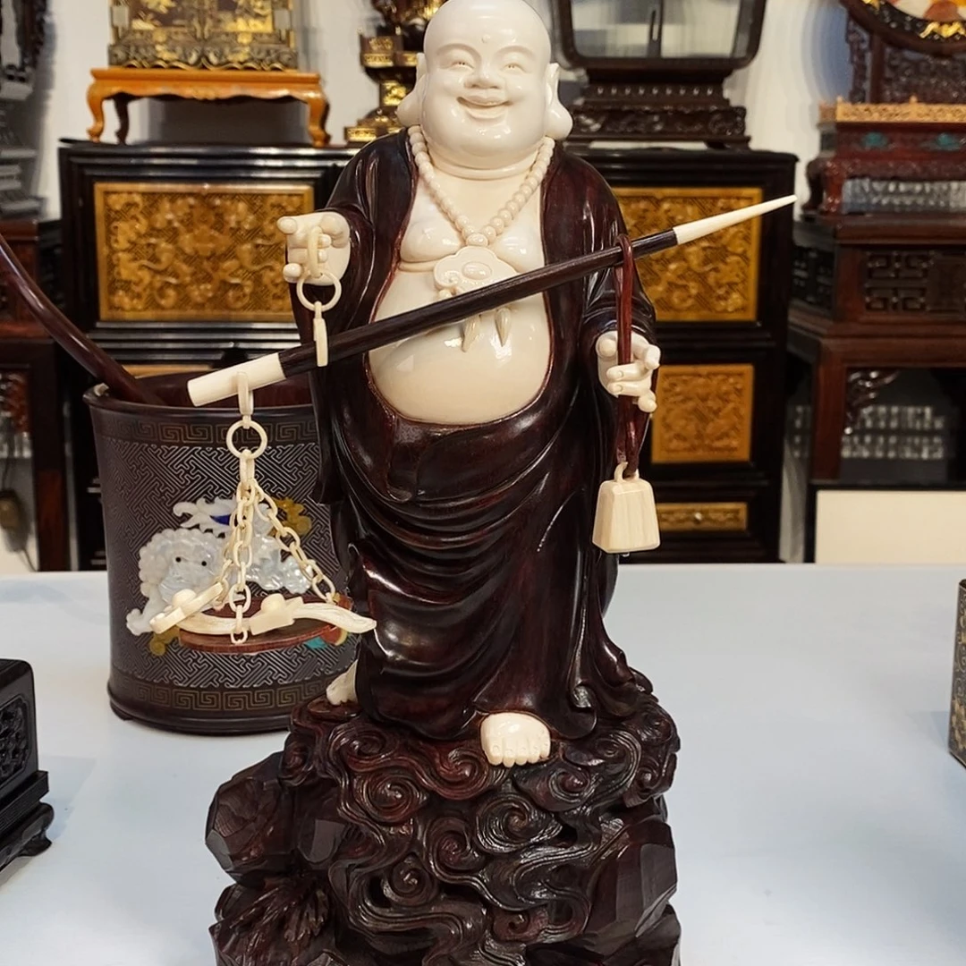 紫檀木类成套家具?****?小叶紫檀佛